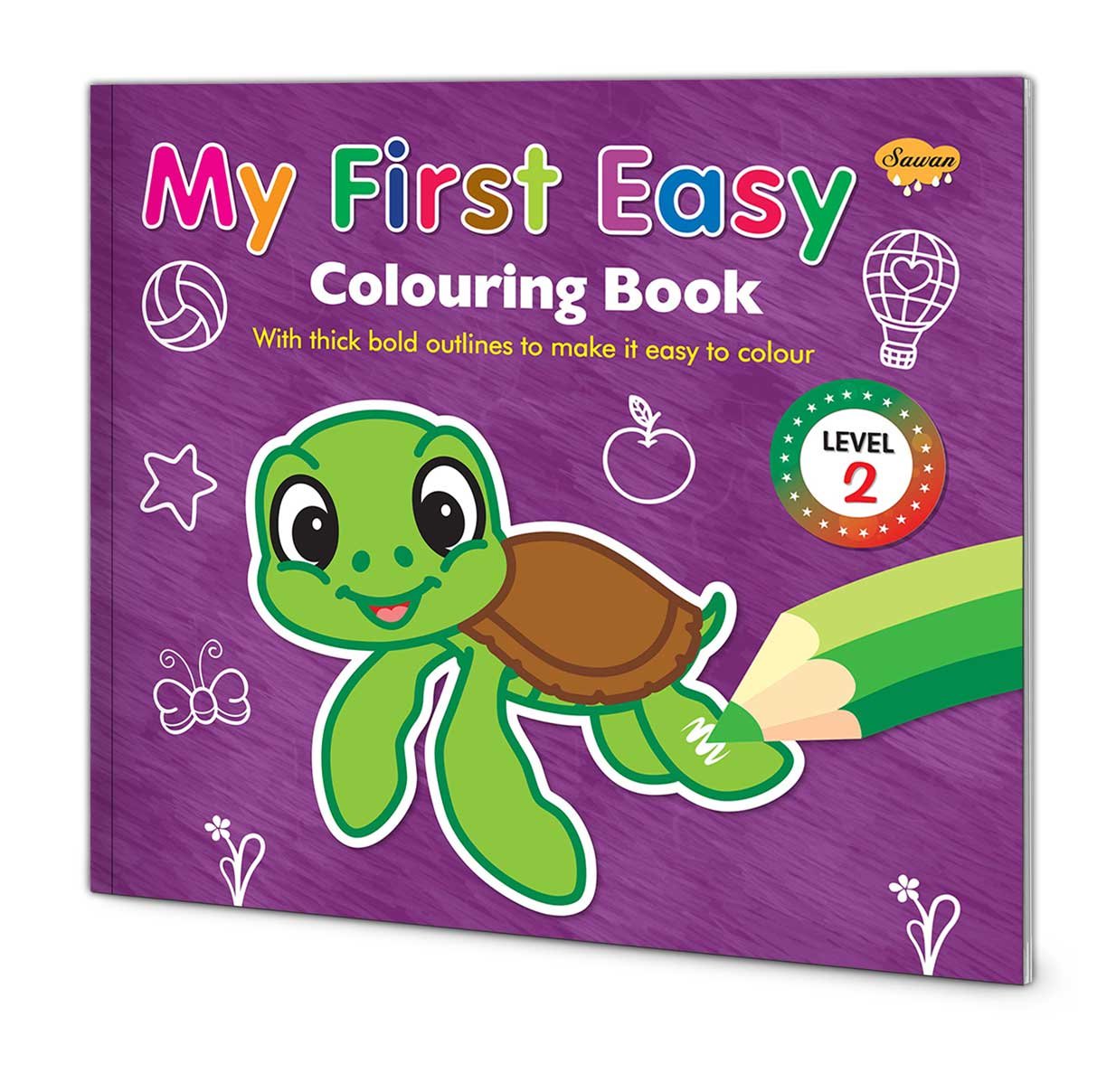 My First Easy Colouring Book ?Level 2